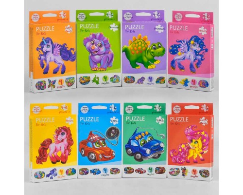 гр Розвиваючі пазли для малюків "Puzzle For Kids" PFK-05,06,07,08,09...12 (32) "Danko Toys", ОПИС РОС.МОВОЮ