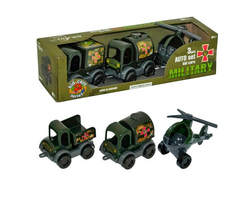 гр Набір військових машинок "Kids cars" 39998 (20) "Tigres", в коробці