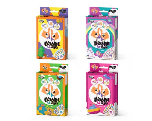 гр Настільна гра "DOOBL IMAGE" DBI-02-01U,02U,03U,04U УКР. (32) 4 види, "Danko Toys"