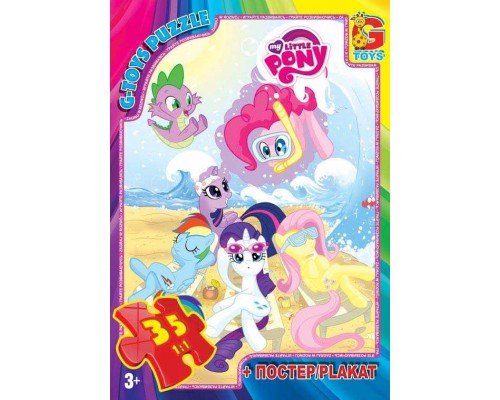 гр Пазли 70 ел. "G-Toys" "My little PONY" MLP 006 (62) + постер