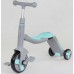 Самокат 3в1 JT 10181 (1) Best Scooter, самокат-велобіг-велосипед, світло, 8 мелодій, колеса PU, переднє колесо d = 20 см, задні d = 11 см