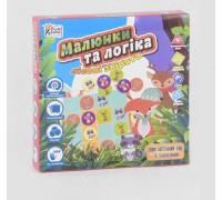 гр Настільна гра "Малюнки та логіка - Лісові звірята" UKB-B 0032 (12) "4FUN Game Club" українською мовою, в коробці