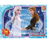 гр Пазли 70 eл. "G Toys" "Frozen" FR 055 (62) + постер