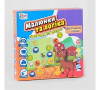 гр Настільна гра "Малюнки та логіка - Пригоди на фермі" UKB-B 0031 (12) "4FUN Game Club" українською мовою, в коробці