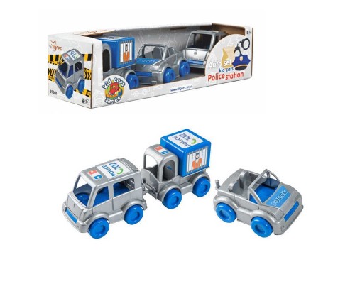 гр Набір машинок "Kids cars" 39548 (32) "Tigres", "Поліція", в коробці