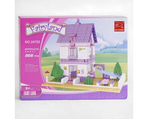 Конструктор AUSINI 24702 (12/2) 366 деталей, “Fairyland”, будиночок, у коробці