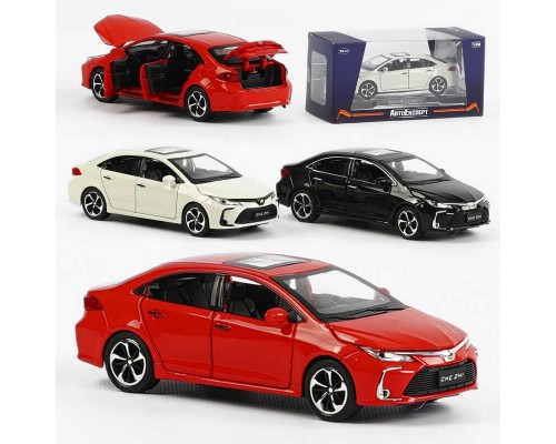 Машина металопластик GT - 6258 (72/2) "Авто Експерт", 3 кольори, 1:32, світло, звук, інерція, відчиняються двері, багажник, капот, в коробці