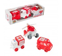 гр Набір машинок "Kids cars" 39549 (32) "Tigres", "Швидка допомога", в коробці