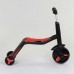 Самокат 3в1 JT 28288 (1) Best Scooter, самокат-велобіг-велосипед, ЧЕРВОНИЙ, світло, 8 мелодій, колеса PU, переднє колесо d = 20см, задні d = 11см