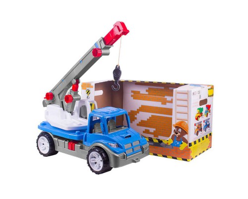 гр Машина "Автокран" 3893 (4) колір синій "Technok Toys" в коробці