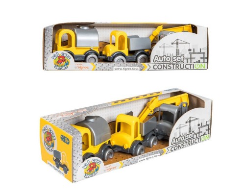 гр Будівельник "Kid cars" 39270 (20) 3шт. в коробці "Tigres"