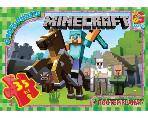 гр Пазли 35 ел. "G Toys" "MINECRAFT" MC 773 (62) + постер