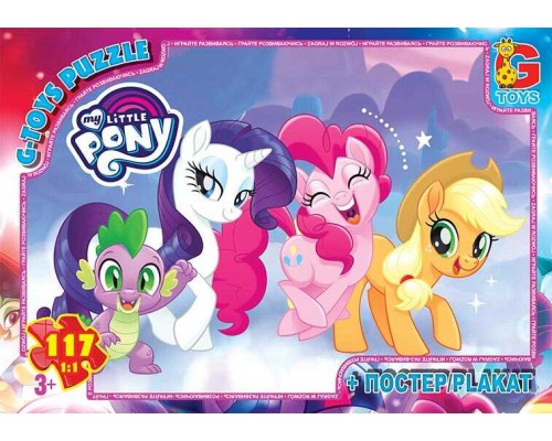 гр Пазли 117 ел."G-Toys" "My little Pony" MLP 015 (62) +постер