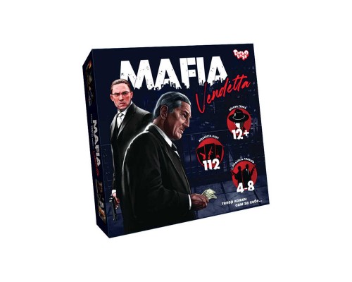 гр Розважальна гра "Mafia Vendetta" укр MAF-01-01U (10) "Danko Toys"