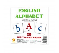 гр Картки міні "Англійська абетка" 101693 (110110 мм.) (40) /укр/ "Ранок"