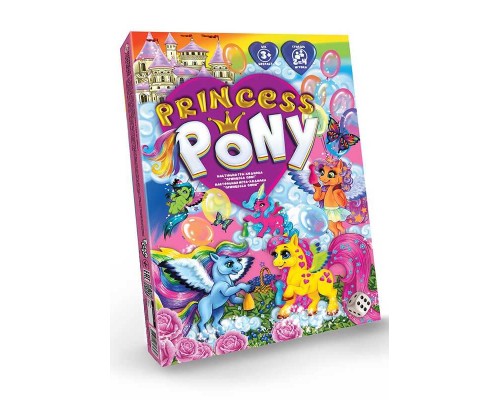 гр Настільна гра "Princess Pony" DTG96 (20) "Danko Toys", ОПИС УКР/РОС. МОВАМИ