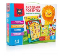 гр Гра настільна."Академія розвитку. Властивості. Ознаки з магнітною дошкою" (укр) VT 5412-03 (5) "Vladi Toys"