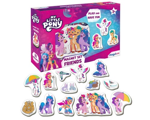 гр Набір магнітів ME 5031-22 “My little Pony. Друзі” (60) "Magdum"