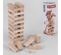 гр Дерев'яна гра 72154 "ВЕЖА" (12) "4FUN Game Club Wood", в коробці