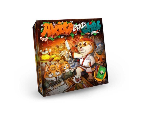 гр Настільна гра "Akita Crazy Chef" G-ACC-01-01 (10) "Danko Toys", ОПИС УКР/РОС. МОВАМИ