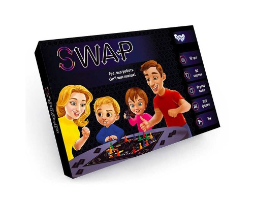 гр Настільна розважальна гра "Swap" укр G-Swap-01-01U (10) "Danko Toys"