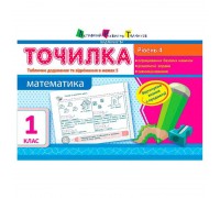 гр АРТ Точилка: Математика 1 кл. Рівень 4. Табличне додавання та віднімання в межах 5 НШ10707У (20) "Ранок"