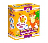 гр Гра настільна розважальна Crazy Koko "Ку-ку-рі-ку" VT8025-08 (16) "Vladi Toys", в коробці