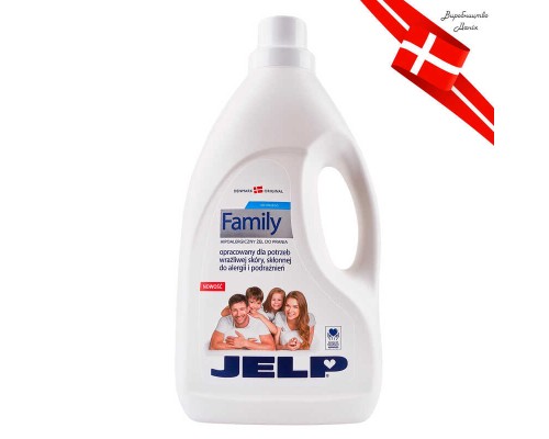 гр FAMILY Гіпоалергенний гель для прання білого 2л 90027 / 5713183900276 (6) "JELP"